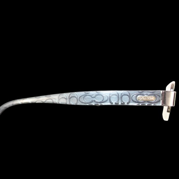 Coach Petite Laverne (247) Dark Gunmetal Signature “C” Half Rimless Eyeg… - Picture 5 of 5